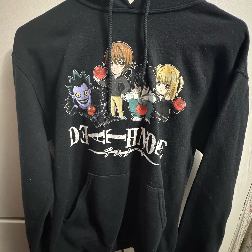 Black Graphic Hoodie